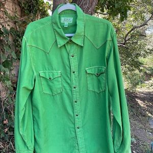 Men’s XL Ryan Michaels blend silk and cotton Western Wear